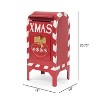 Cesicia Red Iron Christmas Mailbox Decoration for Christmas - 4 of 4