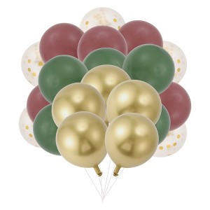 Unique Bargains Latex Party Balloons with Ribbon 10 inch 20 Pcs - 1 of 4
