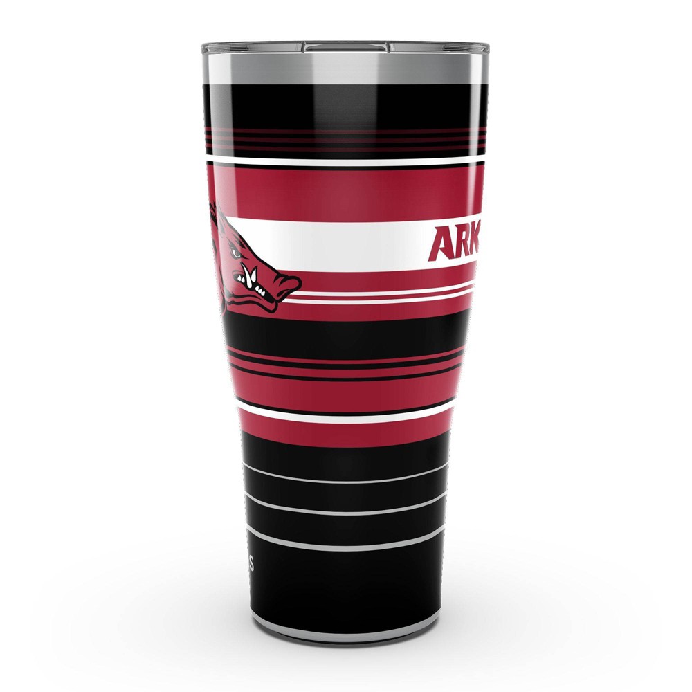 Photos - Glass NCAA Arkansas Razorbacks 30oz Hype Stripes Stainless Steel Tumbler