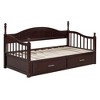 NicBex 79.9" Twin Size Daybed with Trundle Upholstered Daybed with Storage Extendable Day bed with 2 Spacious Drawers for Living Room - 3 of 4