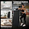 HFYee Walking Pad 300 LB Capacity with LED Display and 2.5 HP Silent Motor, 2-in-1 Design Portable Under Desk Treadmill for Home, 0.6 to 4 MPH, Black - 4 of 4