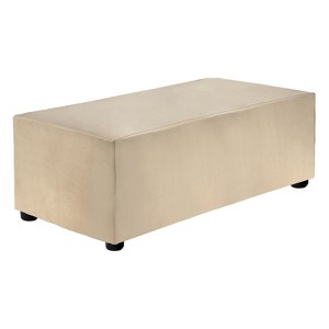 Unique Bargains Stretchy Soft Comfortable Rectangular Foot Stool Cover - 1 of 4