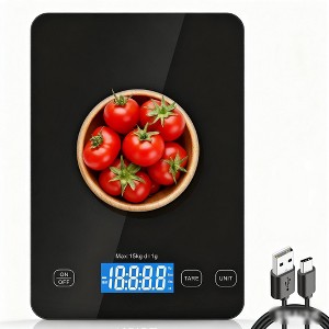 Mojgar Food Scale, 33lb/15kg Digital Kitchen Scale Grams and Ounces for Cooking Baking - 1 of 4