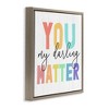Stupell Industries You Darling Matter Rainbow Letters, 25" x 25" - 3 of 4