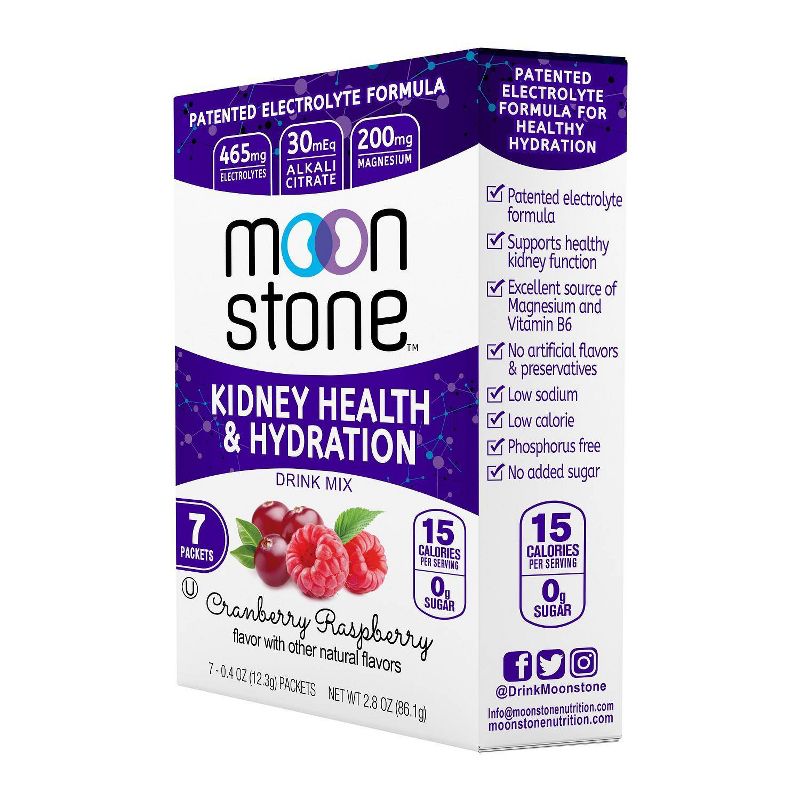Moonstone Kidney Health Drink Mix - Cranberry Raspberry, 4 of 6