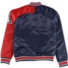 STARTER Womens University of Arizona Satin Varsity Jacket, Blue, Small - 2 of 2