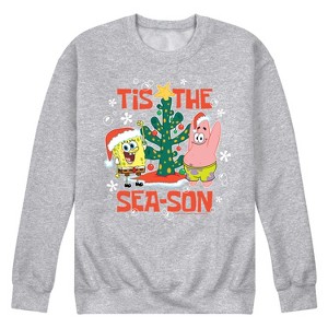 Men's - SpongeBob SquarePants - Tis The Season Graphic Fleece Sweatshirt - 1 of 4