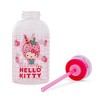 Silver Buffalo Sanrio Hello Kitty Pink Strawberry 15-Ounce Glass Milk Bottle With Straw - 2 of 4