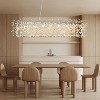 60in Modern Square / Rectangle Crystal Chandeliers for Dining Room, Kitchen Island - 4 of 4