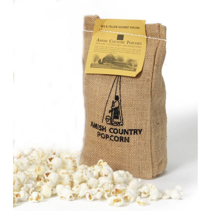 Whirley-Pop Original Stovetop Popcorn Popper with Ceramic Serving Bowl and Amish County Burlap Bag Popcorn, 4 of 6