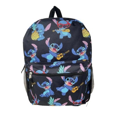 Fast Forward Disney Lilo & Stitch Pineapple & Guitar Print 16 Inch Kids Backpack
