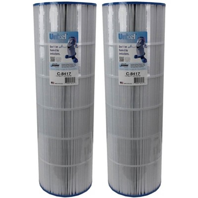 2) New UNICEL C-8417 Hayward Replacement Swimming Pool Filter Cartridge PXC-150