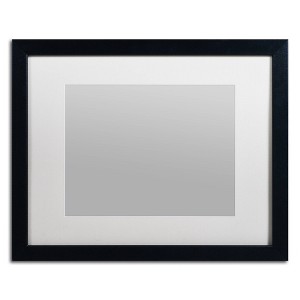 Trademark Fine Art 16"x20" Heavy Duty Black Frame with White Mat - 1 of 3