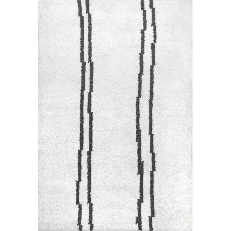 nuLOOM Isis Handmade Striped Modern Area Rug, 1 of 11