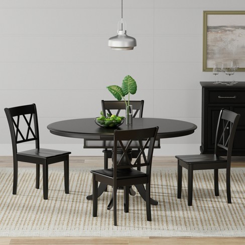 Black butterfly discount table and chairs