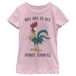 Girl's Moana Hei Hei Spirit Animal T-Shirt