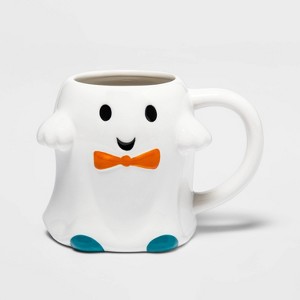 12oz Halloween Stoneware Ghost Figural Mug - Hyde and EEK! Boutique™ - 1 of 3
