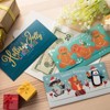 Sustainable Greetings 36 Pack Money Christmas Money Holder Cards with Envelopes, 6 Holiday Designs (7.25 x 3.5 In) - image 3 of 4