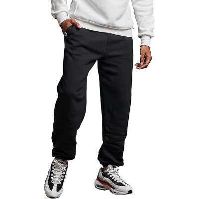 Lomsoe Athletic Men's Dri Power Fleece Elastic Bottom Sweatpants, Relaxed Fit, Moisture Wicking, with or Without Pockets