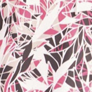 pink burst abstract leaf