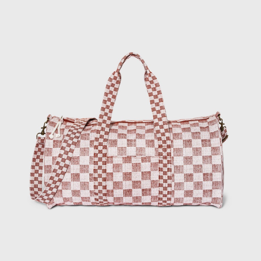 Plaid Duffel Weekender Bag - Universal Thread , Multicolored/Plaid