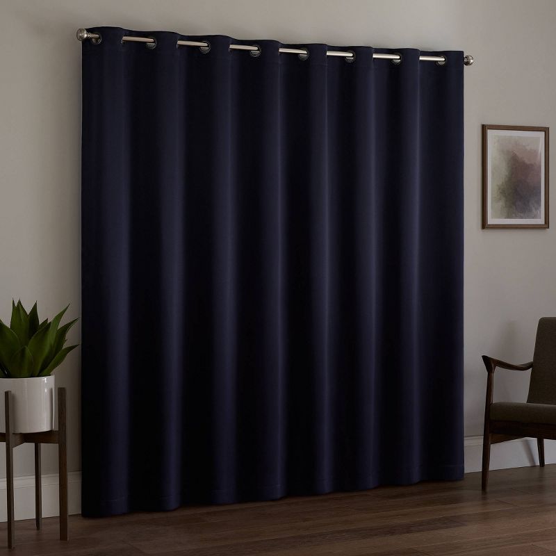 1pc 84&#34;x100&#34; Room Darkening Tricia Curtain Panel Red - Eclipse, 4 of 13