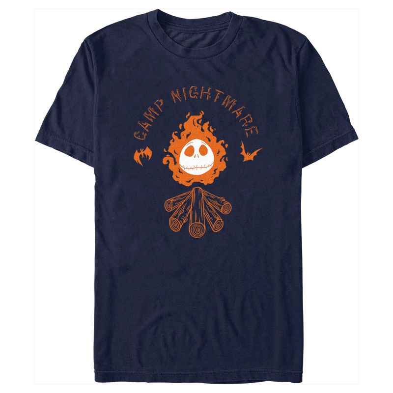 Men's The Nightmare Before Christmas Jack Camp Nightmare T-Shirt, 1 of 6