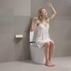 VEVOR Smart Toilet,Air Drying,Elongated Smart Toilet with Heated Seat, Clean Nozzle & Auto Freshening System,with Remote Control & LED Display, White - 2 of 4