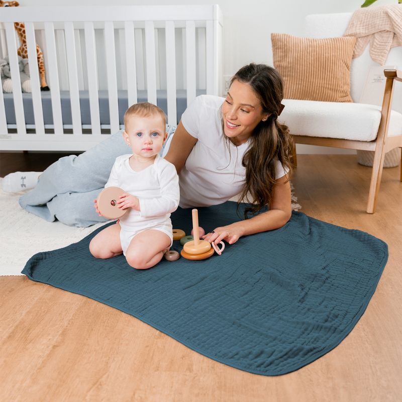 Baby Muslin Blanket, Large 40" X 40" By Comfy Cubs, 2 of 5