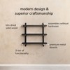 MH London Oliver 24" Mango Wood Wall Mounted Shelves - 3 of 4