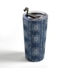 Schatzi Brown Mudcloth 3 Denim Travel Mug 20 oz Stainless Steel Travel Mug - Deny Designs - 3 of 4
