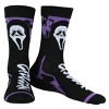 Ghostface Call Me and Chillin 2 Pairs Adult Casual Crew Socks (Fits Shoe Size 6-12) Black - 3 of 4