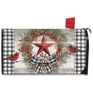 Briarwood Lane Berry Wreath Barnstar Winter Magnetic Mailbox Cove - 1 of 3