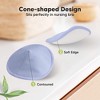 KeaBabies 14pk Organic Nursing Pads, Washable Breast Pads for Breastfeeding, Reusable Nipple Pads, Breastfeeding Essentials - 4 of 4