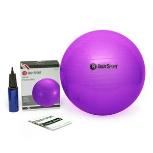 BodySport Slow Release Exercise Ball with Pump, Exercise Equipment for Home, Office, Gym, and Classroom - 1 of 4