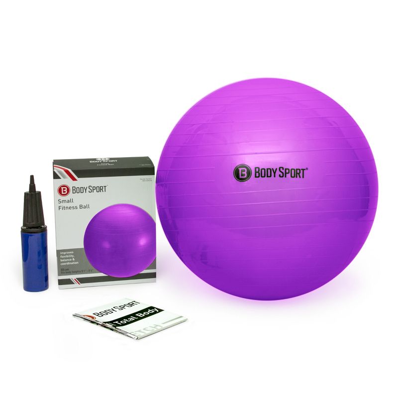 BodySport Slow Release Exercise Ball with Pump, Exercise Equipment for Home, Office, Gym, and Classroom, 1 of 5