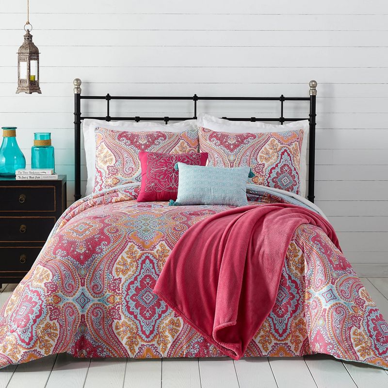 Jessica Simpson 6pc Candes Comforter Set Pink, 1 of 15