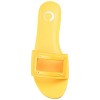 Journee Collection Womens Clair Tru Comfort Foam Slide Low Block Heel Sandals Yellow 7.5 - 4 of 4