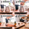 Grosche Milano Steel Stainless Steel Stovetop Espresso Maker Moka Pot Home Espresso  Coffee Maker : Target