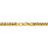 Black Bow Jewelry 3.7mm, 14k Yellow Gold D/C Hollow Wheat Chain Necklace - 4 of 4