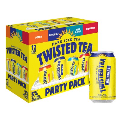 Twisted Tea Hard Iced Tea Party Pack - 12pk/12 Fl Oz Cans : Target