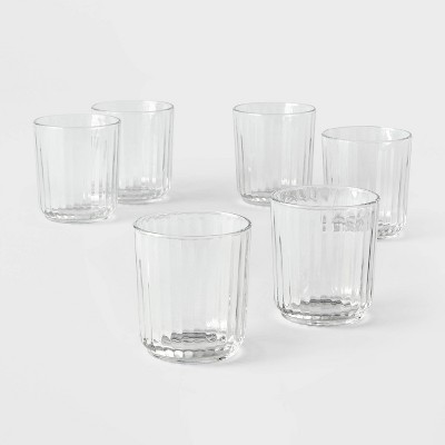 12pc Glass Shoreham Double Old Fashion And Highball Glasses Set -  Threshold™ : Target