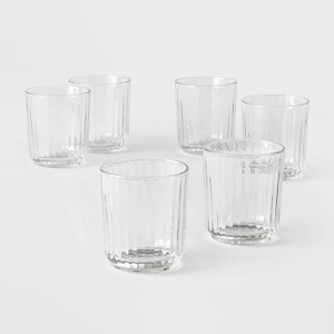 11oz 6pk Glass Saybrook Double Old Fashion Glasses - Threshold™ - 1 of 4