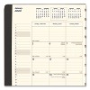 Soft Touch 17-Month Planner, 10.88 x 8.5, Black Cover, 17-Month: Aug 2025 to Dec 2026 - 4 of 4