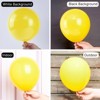PartyWoo Balloons Yellow Matte Light 18 12 10 5 Inch 142 pcs - 3 of 4
