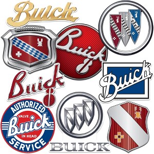 Buick Emblem Large Deluxe Stickers Variety Pack of 9 - 1 of 4