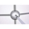 Elegant Lighting Eclipse 6 Lights Chrome Pendant With Clear Glass - 3 of 4
