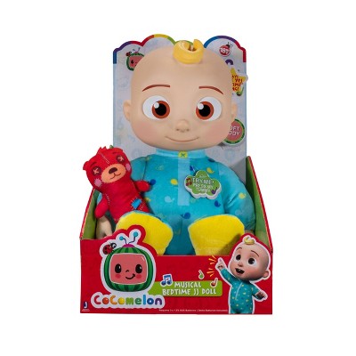 CoComelon Snack Time JJ Plush Doll - Comprend une poupée JJ avec une peluche  pomme rouge - Joue