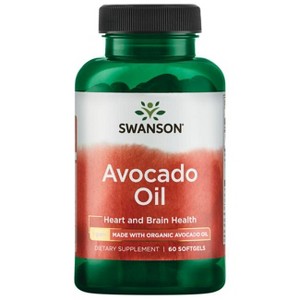Swanson Avocado Oil made with Organic Avocado Oil 1 g 60 Sgels. - 1 of 2