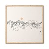 Jessa Gilbert Jumbo Peak Bamboo Framed Wall Art - Deny Designs - 2 of 3